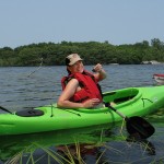 Melissa teaching aquatic Botany at Weber Pond